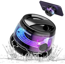 Bluetooth Shower Speaker, IPX7 Waterproof Portable Cell Phone Stand