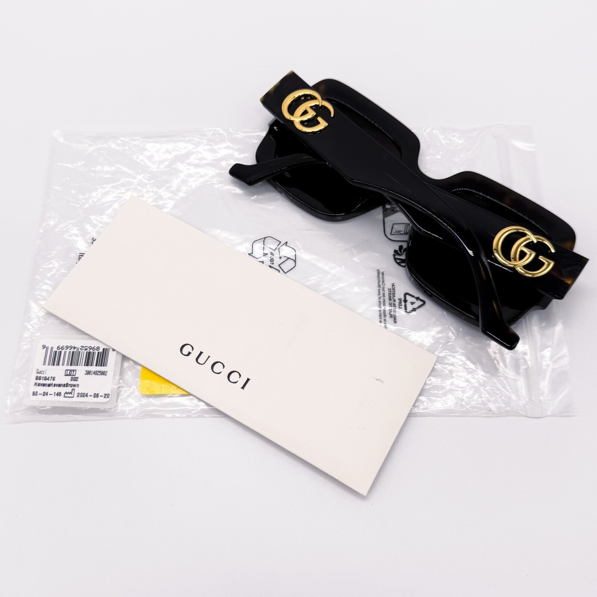 NEW GUCCI GG1547S 002 HAVANA WOMEN SUNGLASSES GUCCI | eBay display picture 3