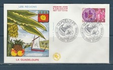 enveloppe 1er jour   Guadeloupe  971 Basse Terre et  Pointe a Pitre    1984