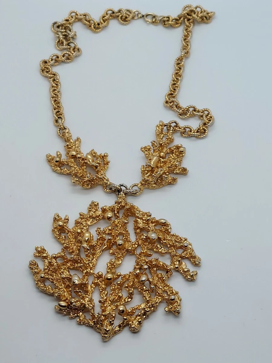 Gold shop coral jewelry