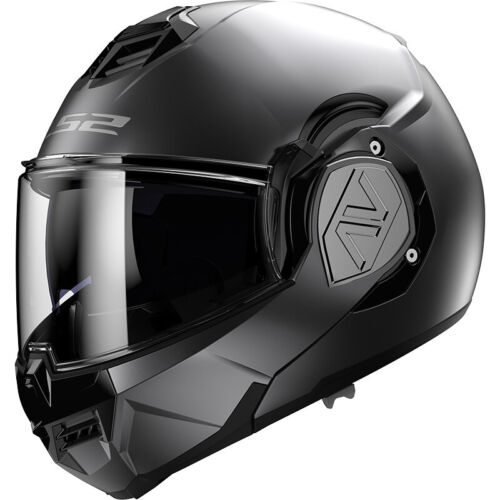 CASCO MODULARE 180 APRIBILE FF906 LS2 ADVANT SOLID TITANIO OPACO GRIGIO TUTTE TG - Photo 7/8