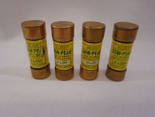 LOT OF 4 COOPER BUSSMANN LPJ-2SP LOW-PEAK FUSE 2A 600V CLASS J TYPE D