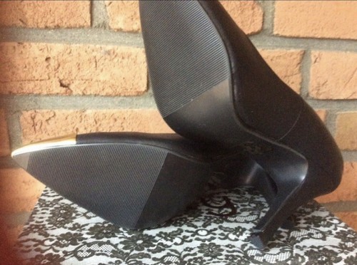 Zapatos de salón Nelly* encaje dorado metálico* talla 38* NUEVO con embalaje original - Imagen 4 de 6
