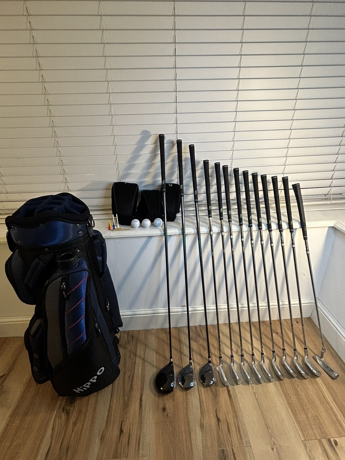 New Ryder Golf Mens Golf Clubs Full Set Driver 3 5 3PW + SW + Bag + Accessories eBay