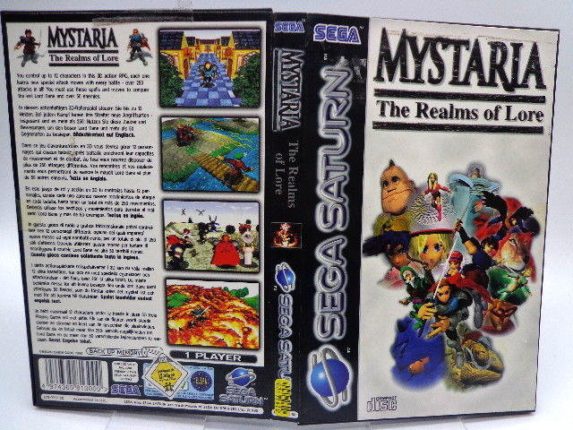 Sega Saturn Mystaria: The Realms of Lore Jeu PAL (Avec OVP)