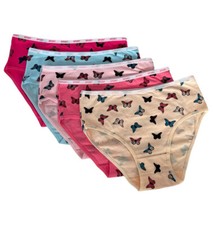 NEW 5 Boyshorts Panties Cotton Underwear Womens Ladies Girls Size S M L XL U664