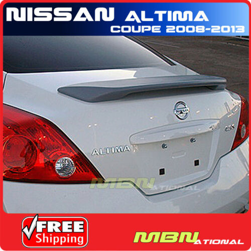 For 08+ Nissan Altima Coupe Rear Trunk Spoiler Painted ABS K50 DARK SLATE MET - Photo 1 sur 1