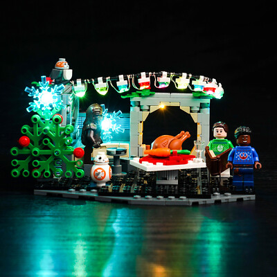LocoLee LED Licht Kit für Lego 40658 Millennium Falcon Holiday Diorama Lichter