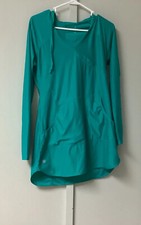 Athleta Hoodie Womens Medium Green Sweatshirt Green Casual Long Sleeve Hoodie