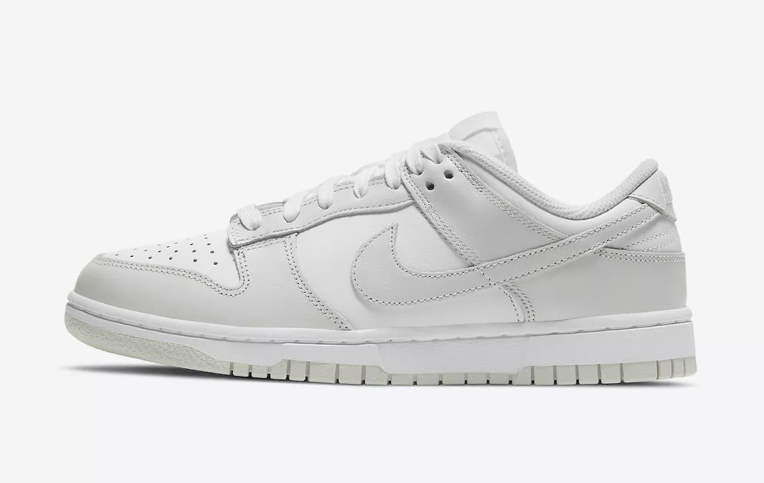 Nike Dunk Low Photon Dust Gris Blanc Tailles 6-10 Femme DD1503-103