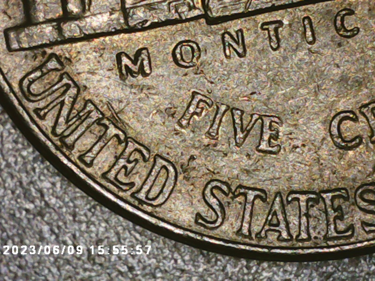 1999 D Jefferson Nickel Double DIE Reverse Error | eBay