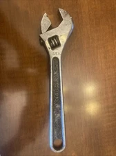 Vintage Crescent Tool Co. 10" Inch Adjustable Wrench AT110 Jamestown NY USA