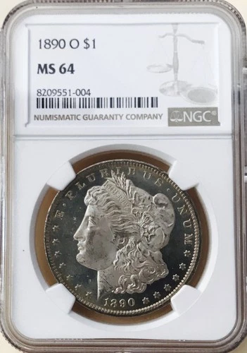 1890 O MORGAN DOLLAR! NGC MS64! LOOKS PL/DMPL! UNREAL MIRRORS! BEAUTY! NR #S1134