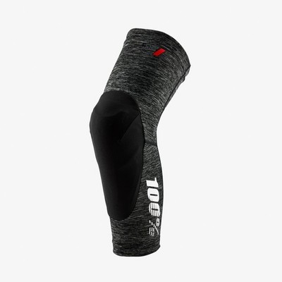 100% Teratec Knee Guards Medium Gray/Black 90230-303-11