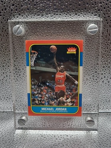 Michael Jordan Fleer 1986 Rookie Card No. 57 RARE UNGRADED