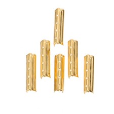 100Pcs Metal Shoelace Tips DIY Shoelaces Heads Smooth Copper Ends