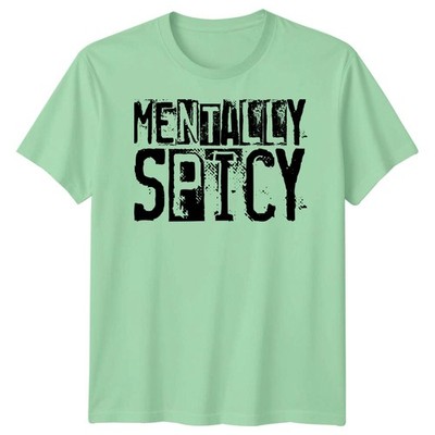 Mental würzig sarkastischer Humor Herren T-Shirt Damen Tee Grafik Unisex Geschenk