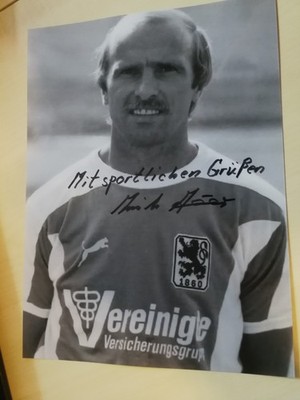 ERICH BEER - FUSSBALL LEGENDE - 20 X 28 cm Foto mit ORIG. Autogramm - IN PERSON!
