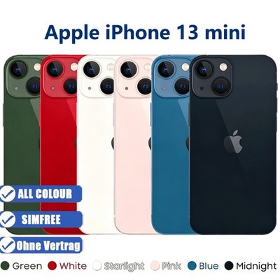 Versiegelt & Neu Apple iPhone 13 mini 128/256GB Smartphone Handys Ohne Vertrag