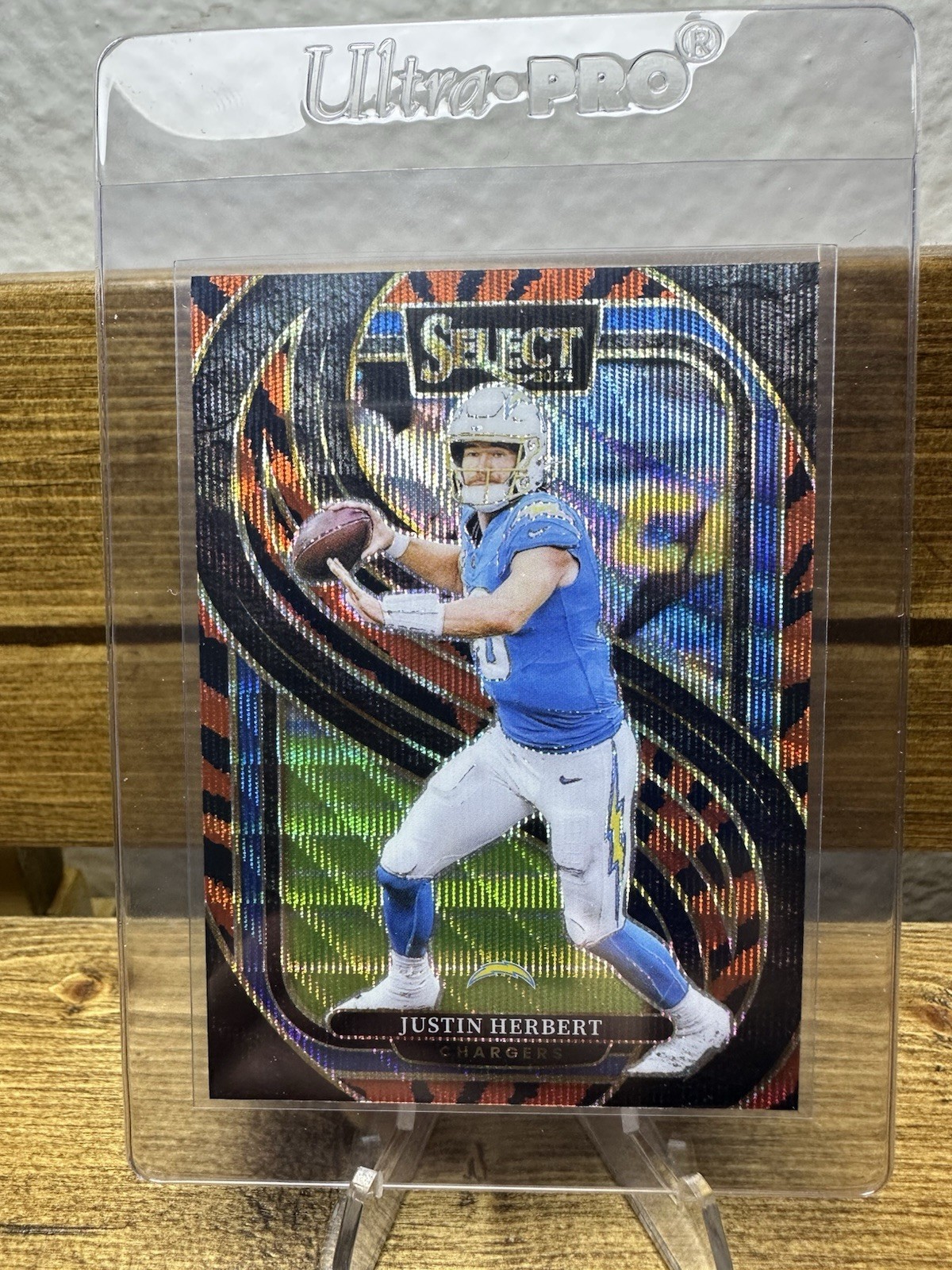 Justin Herbert 2024 Select Tiger Prizm Premier Level #131 SSP