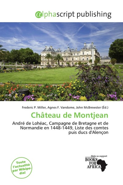 Frederic P. Miller (U. A.) | ChâTeau De Montjean | Taschenbuch | FranzöSisch-image