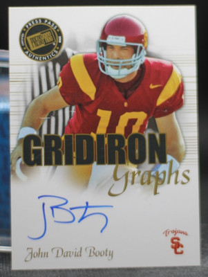 2008 Press Pass SE - Gridiron Graphs - John David Booty #GG-JDB (AU, RC)