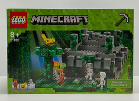 LEGO Minecraft 21132 The Jungle Temple USED 100% Complete Box & Laminated Manual