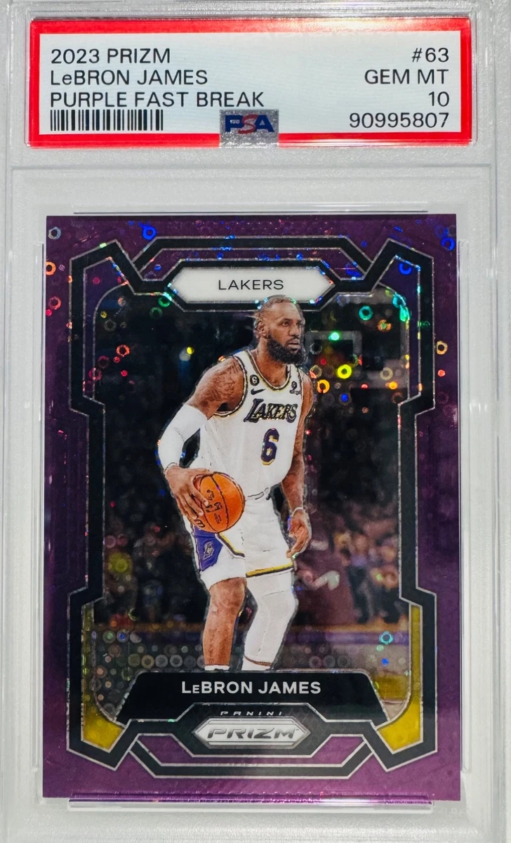 Panini LeBron James 10 Graded Basketball Sports Trading Cards