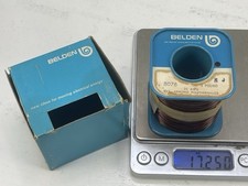 Vintage BELDEN Copper Wire HVY. Armored Polythermaleze 20 AWG, 1 LB, 8076.