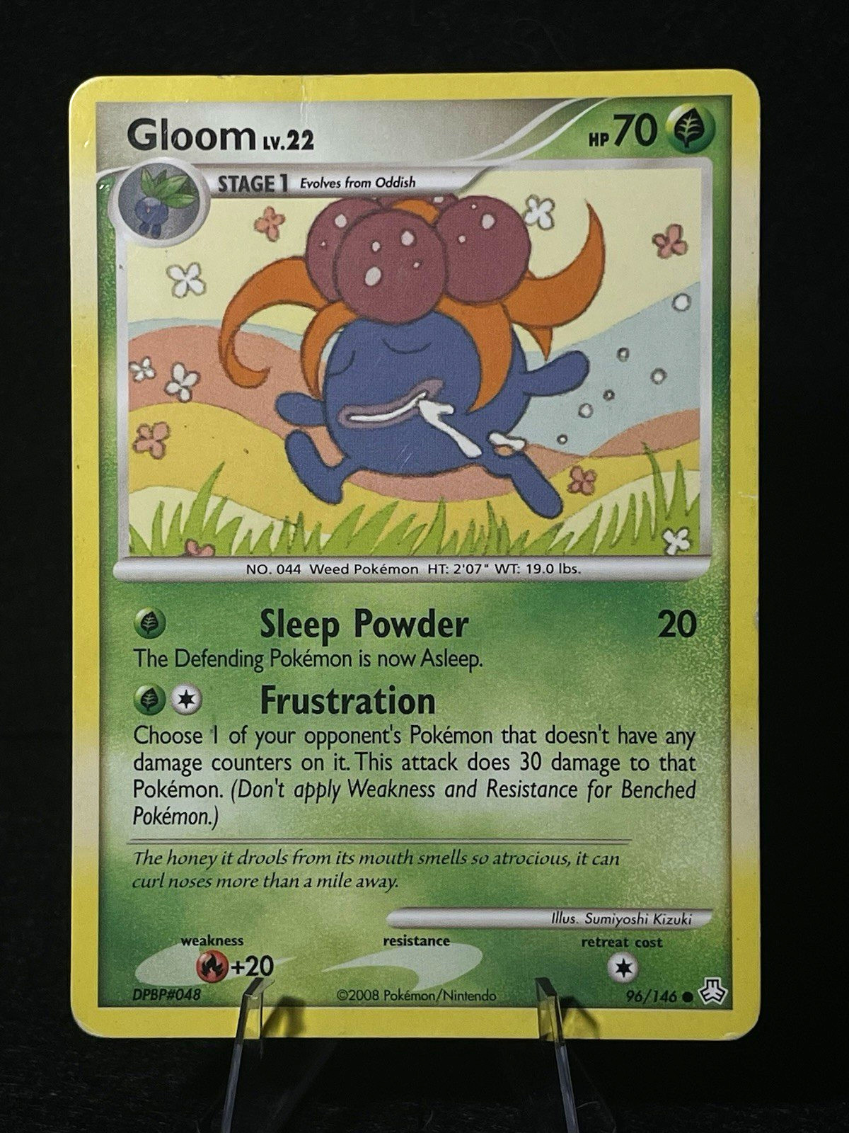 Pokémon Gloom 96/146 Legends Awakened Regular LP Grass TCG Card