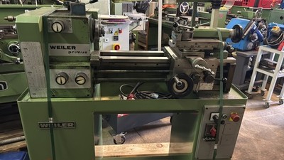 Weiler Primus Präzisions-Drehmaschine inkl. Spannzangensatz Wechselräder