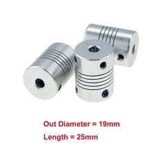 3pcs Flexible Coupling Shaft Connect CNC Motor Jaw Coupler 5mm To 8mm 18x25mm
