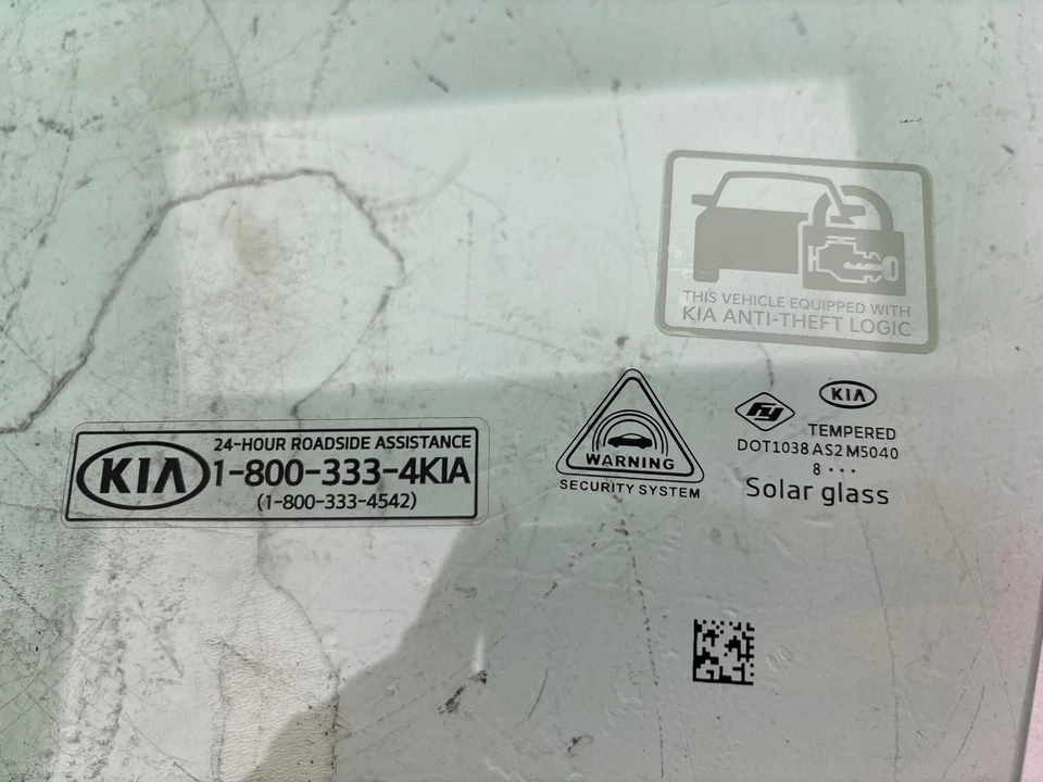 Оригинальное стекло для передней левой двери окна KIA Sorento 2016-2020 годов выпуска - Изображение 4 из 4