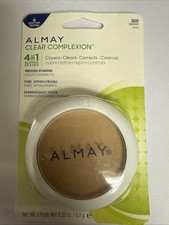 ALMAY CLEAR COMPLEXION 4 IN 1 BLEMISH ERASER PRESSED POWDER 300 Sealed