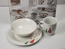 Decoris Seasons Decorations Holiday Breakfast Set 12 Pieces