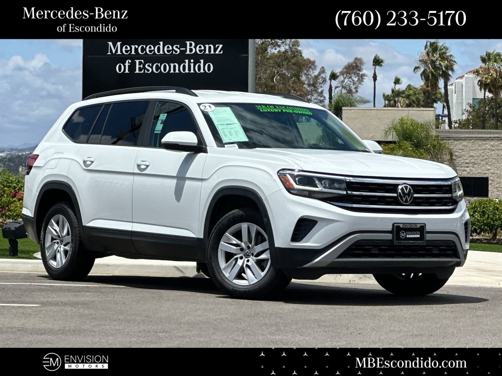 2021 Volkswagen Atlas 2.0T S