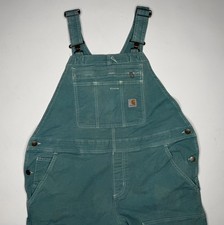 Carhartt Rugged Flex Double Knee Overalls 102438 NAT Pigment Dyed Women  s L