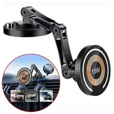 For Magsafe Car Mount Charger for iPhone Magnetic 15W Dash Window Charging Mount