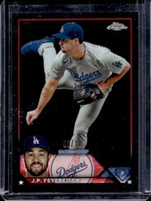 2023 Topps Chrome Update Sapphire J.P. Feyereisen Refractor Black #/10 Dodgers