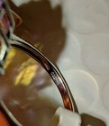 Sterling .925 Genuine Yellow Citrine & Amethyst Topay Halo Cocktail Ring Size 7 — photo 2