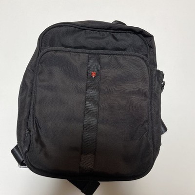 Victorinox Backpack Multi Pocket Black Travel Daily Good Pre-owned Japan