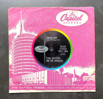 7'' Sam Butera - Kansas City/ Better Twist Now Baby - US Capitol