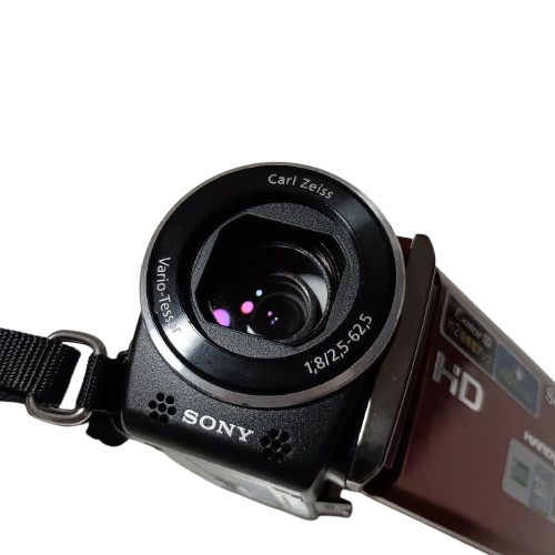 Sony HDR-CX170 Red Handycam 25x zoom ottico videocamera HD 32 GB con batteria