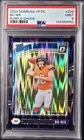 2024 Panini Donruss Optic - Rated Rookie Bo Nix #209 Purple Shock Prizm (RC)