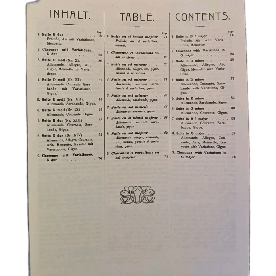 Handel Suites And Chaconnes Vol II Suites IX-XIV For Piano Kalmus K 03509 - Image 4 of 4