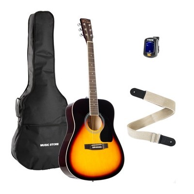 Red Hill D-1 SB 1 - beginner set acoustic guitar-Set