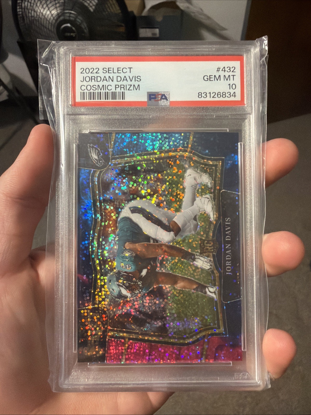 2022 Panini Select - Field Level Jordan Davis #432 Cosmic Prizm (RC)