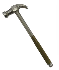 GAM Mfg Co Nested Brass Handle Hammer/4 Screwdriver Made in Lancaster, PA, USA