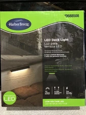 Harbor Breeze Plug in Bronze LED Light Outdoor Deck Light #0688508