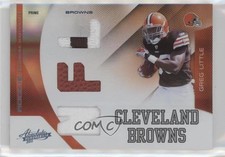 2011 Panini Absolute Memorabilia Spectrum NFL Prime 1/50 Greg Little #231 0m0